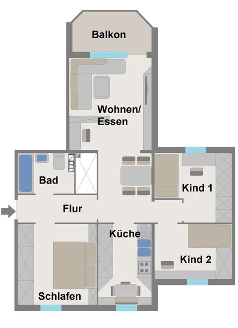 Brunsbüttel Wohnungen, Brunsbüttel Wohnung mieten