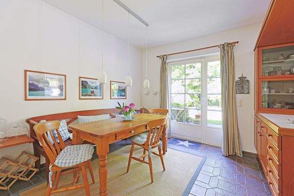 Gemütliche Sitzecke in der großen Küche