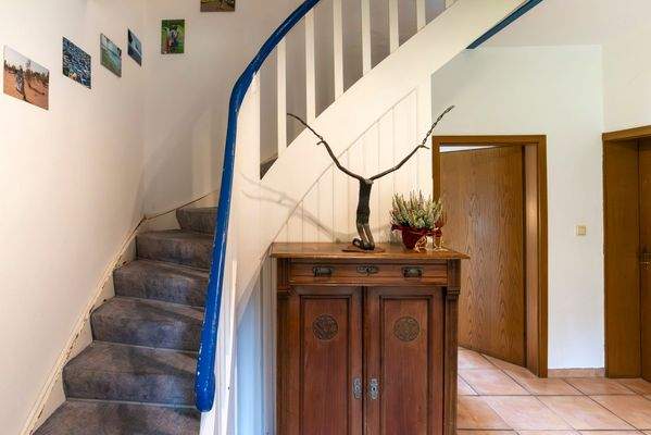 Treppe zum Dachgeschoss