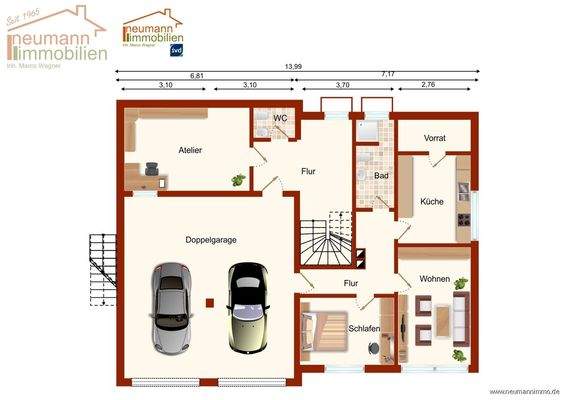 Grundriss Souterrain