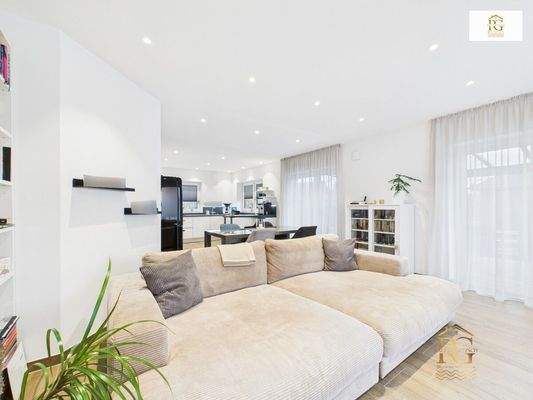 Blick in das Wohnzimmer