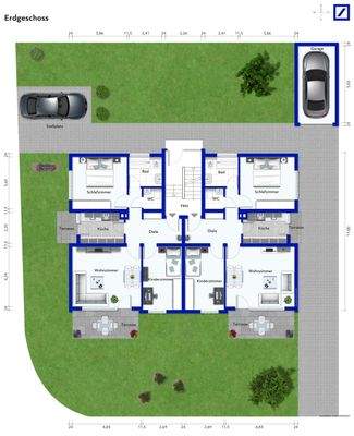 Ursprungsgrundriss (Baugesuch 1961)