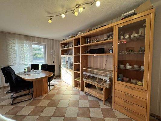 mit Aussicht in den Garten