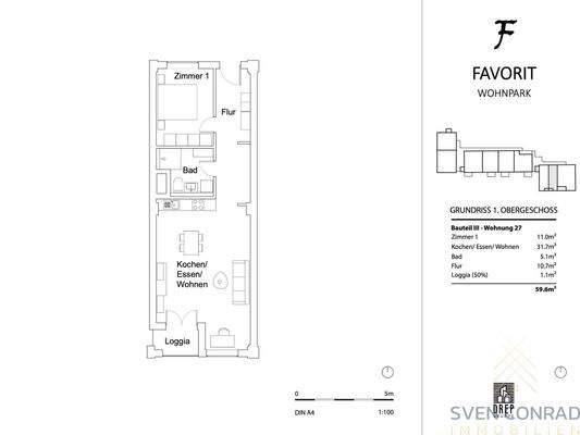 Wohnung 27 - Grundriss