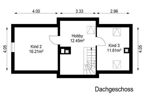 Grundriss Dachgeschoss