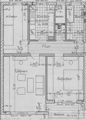 Grundriss 1. OG  rechts