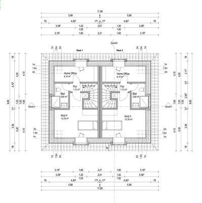Grundriss DG H1+H2