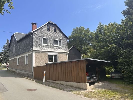 Carport am Haus