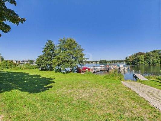 gegenüberliegender Wasserzugang