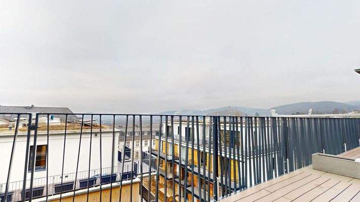 Dachterrasse mit Fernblick