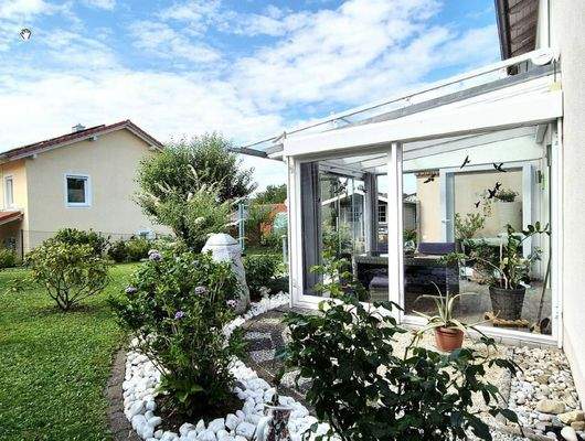 Wintergarten und Garten