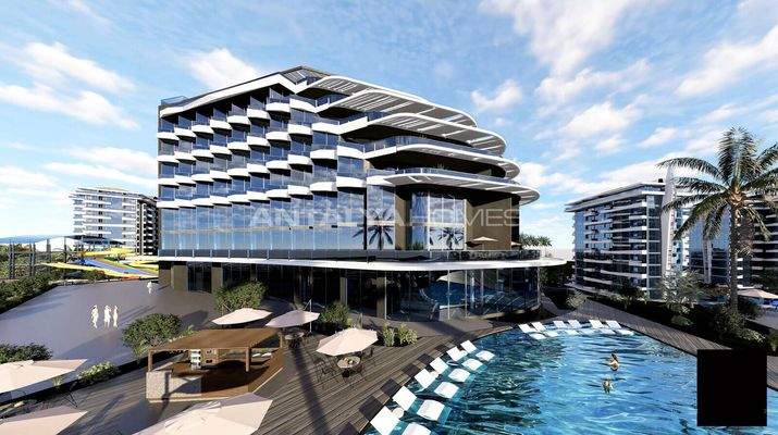 Luxury Apartments in a Complex with Hotel Amenities in Alanya
