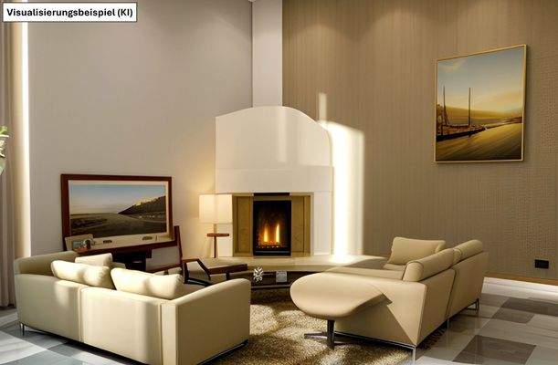 Wohnzimmer visualisiert