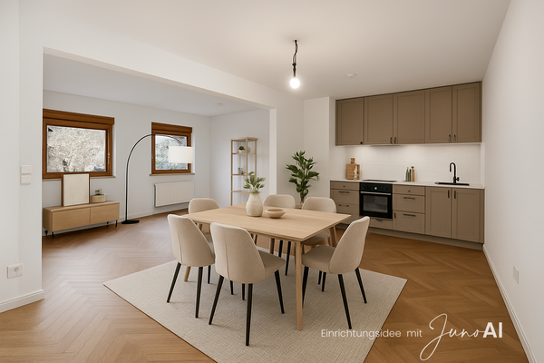 Wohnzimmer/ Küche Visualisierung