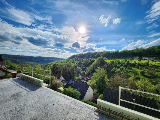 Aussicht aus dem Haus