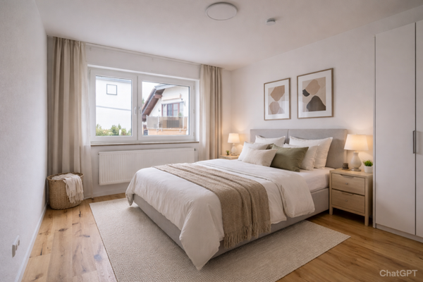 Einrichtungsbeispiel Schlafzimmer