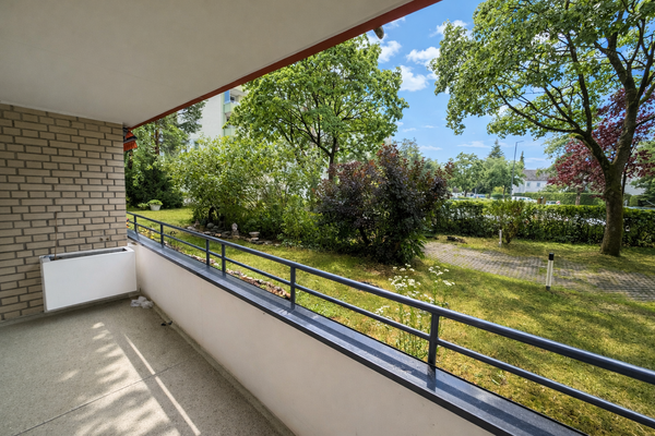 großzügiger Balkon