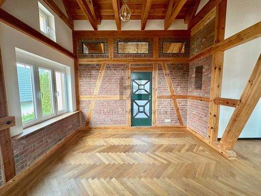 Handwerkskunst am Dachstuhl 