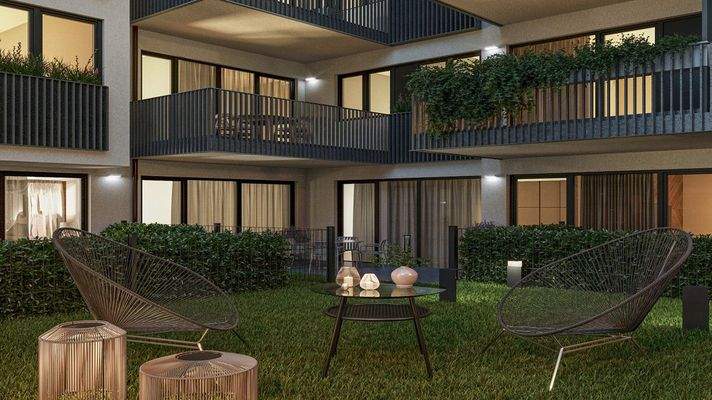 Herbst Hof Abend Detail 3