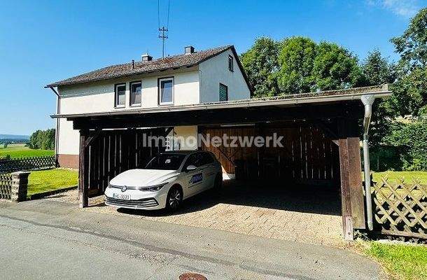 Ansicht Carport Haus