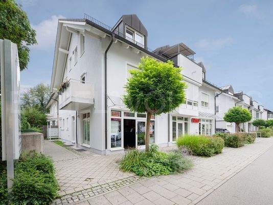 Aussenansicht obere Dachgeschosswohnung