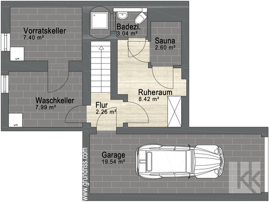 Grundriss Kellergeschoss