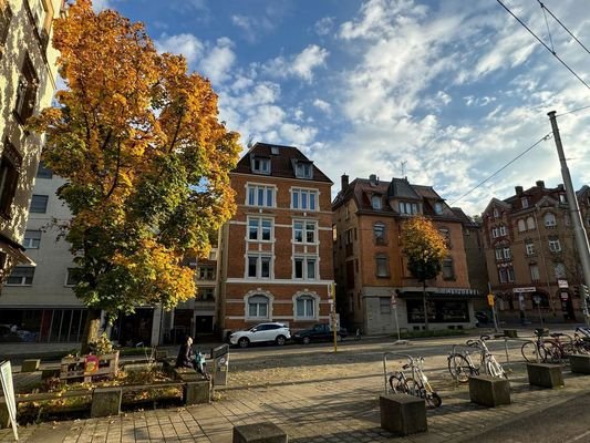 Abendsonne am Südheimerplatz