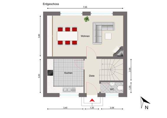 Grundriss Erdgeschoss