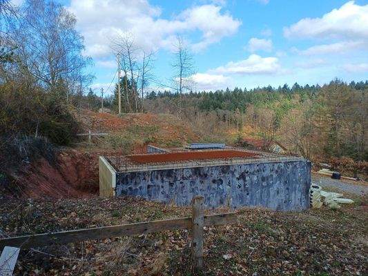 Baustelle nach Osten