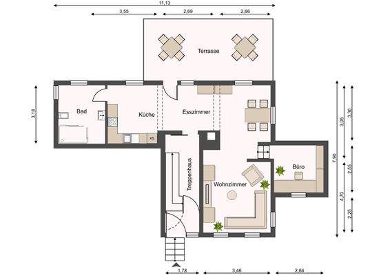 Grundriss Erdgeschoss 