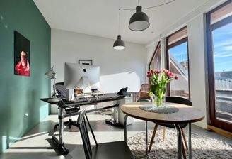 Wohnbüro mit Terassenzugang