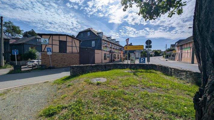 Ansicht vom Parkplatz