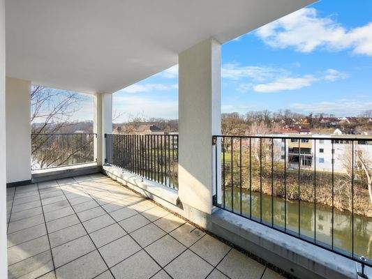 Herrlicher Ausblick auf die Regnitz