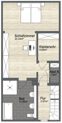 Grundriss Obergeschoss
