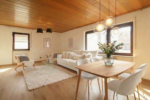 Wohnzimmer KI generiert