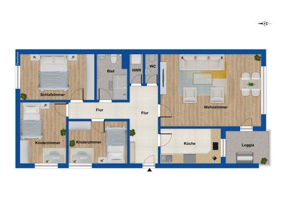 Grundriss 3. Obergeschoss