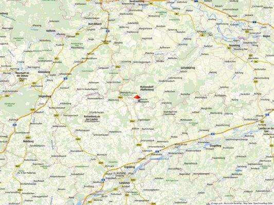 Geolyzer Kartenausschnitt