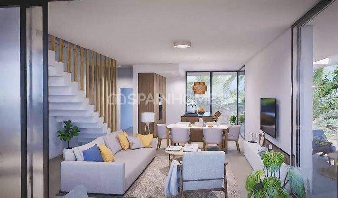 Flats with Gardens or Roof Terraces in Mar de Cristal