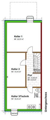 Grundriss Untergeschoss