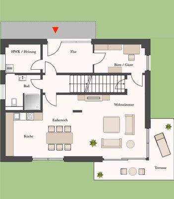 Grundriss Erdgeschoss (Vorschlag)