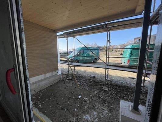 überdachte Terrasse