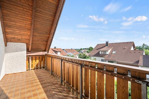 West-Balkon mit Bergblick