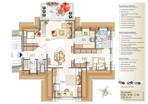 Grundriss - Alternativ