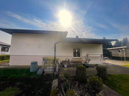 Nordseite des Hauses