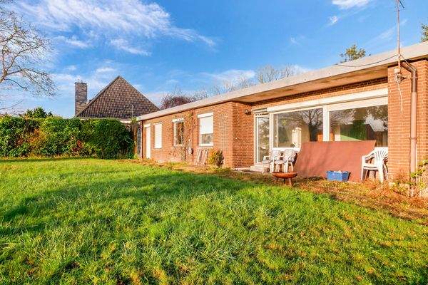 Terrasse im Sonnenuntergang