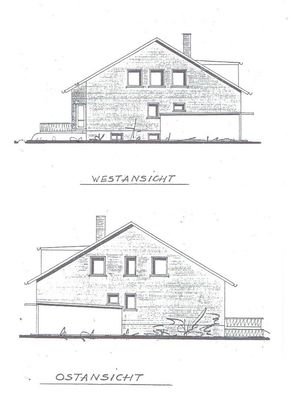 Ansichten West / Ost