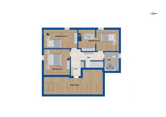 Grundriss Obergeschoss