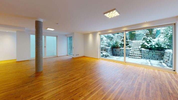 Wohnbereich im Souterrain  EG Einheit Nr1 