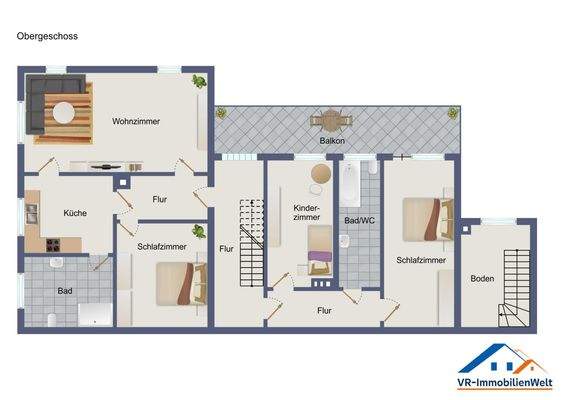 Grundriss Obergeschoss