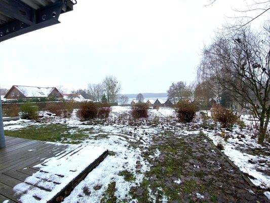 vor der Terrasse